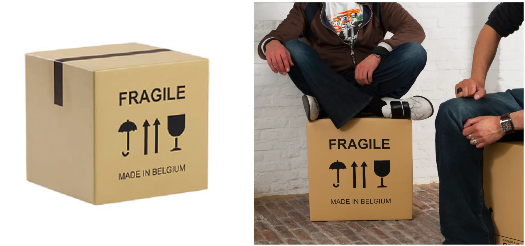 一人掛けスツール「The Box」